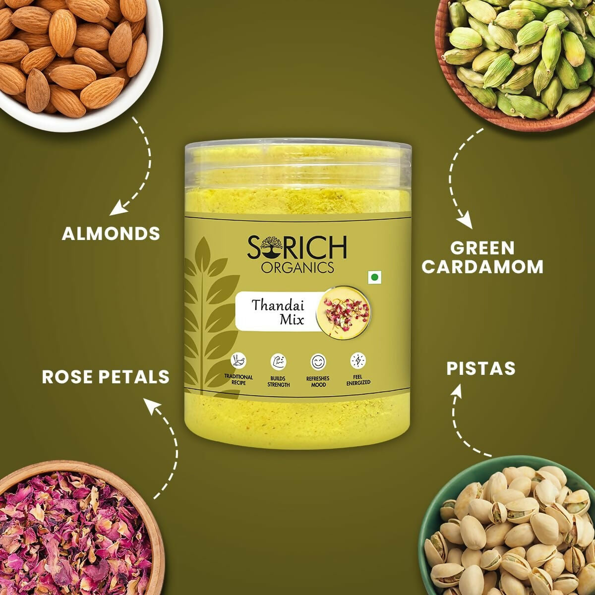 Sorich Organics Thandai Mix | Swadesiicart