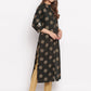 NOZ2TOZ Women Dark Green Cotton Kurti (1pc) - Swadesiicart