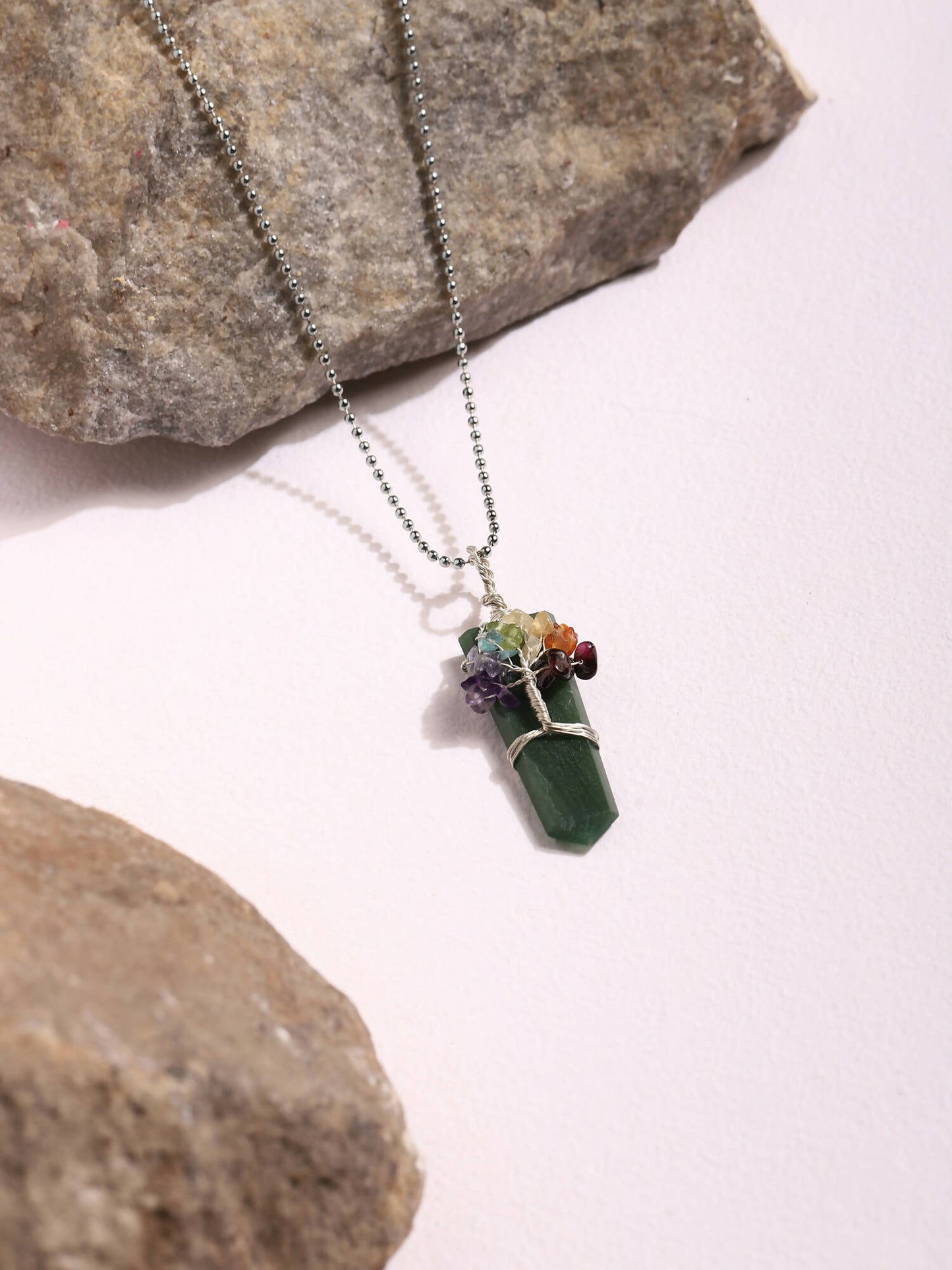 Women's Silver-Plated Necklace - Ruby Raang | Swadesiicart