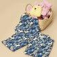 Breathables Kids Cotton Night Suit – Blue Jungle Print Shirt & Pyjama Co-Ord Set For Boys & Girls