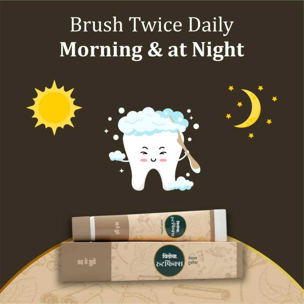 Vithoba Ayurvedic Rootfix Toothpaste - Swadesiicart