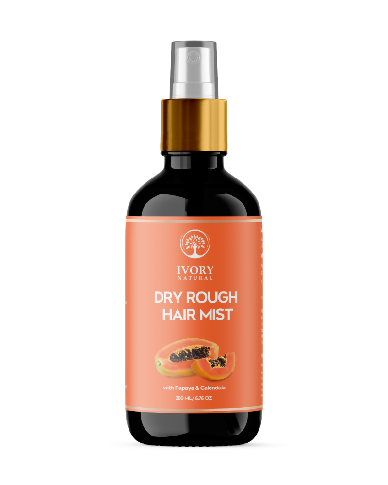 Ivory Natural Dry Rough Hair Mist - Reenergize, Moisturize, And Glow - Immediate Hydration For Dry Hair | Swadesiicart