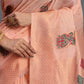 Shree Shyam Fashion Linen Cotton Peach Saree