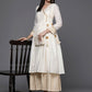 Ahalyaa Women's Traditional wear Ethnic Dress - Off White | Swadesiicart