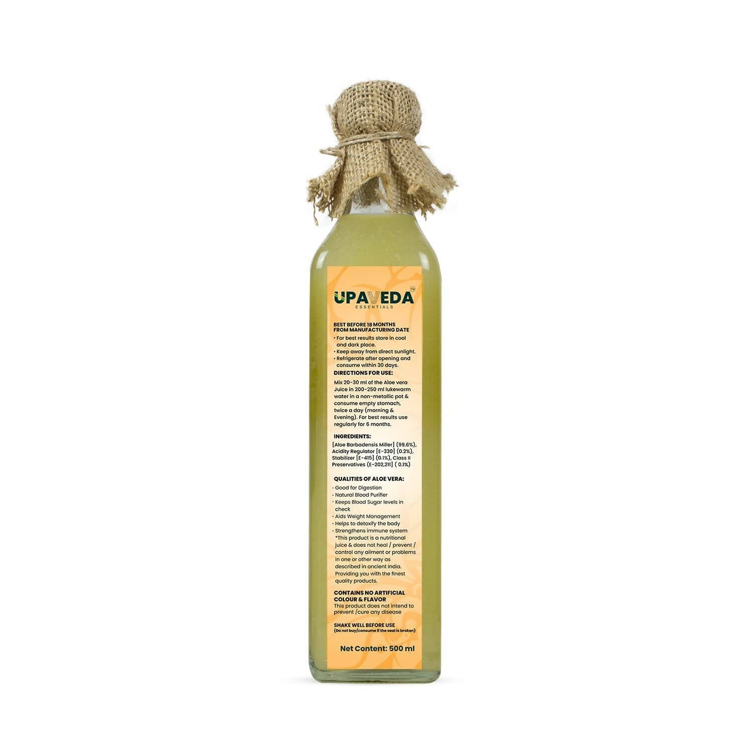 Upaveda Aloe Vera Juice | Swadesiicart