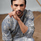 Blue Modal Designer Printed Kurta Set - Mahotsav