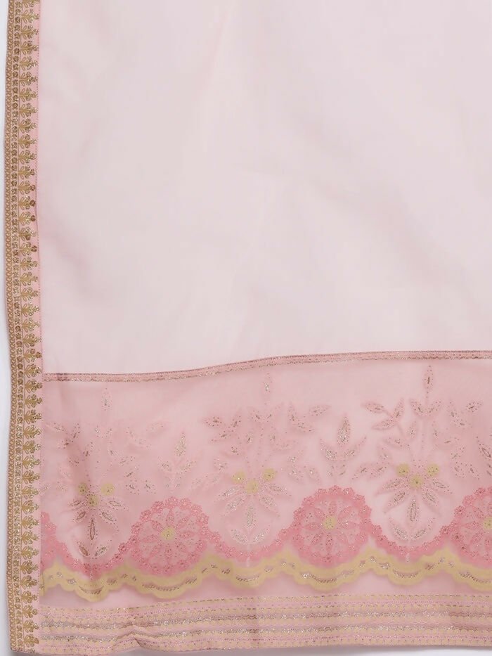Ahalyaa Women's Traditional wear Kurta Set - Pink | Swadesiicart