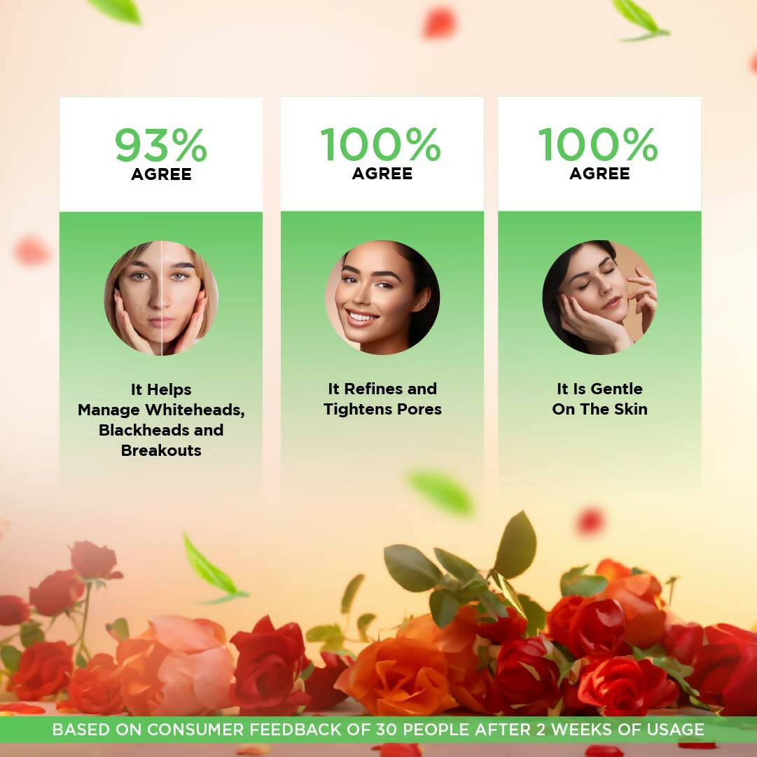 Dabur Gulabari Rose Oil & Tea Tree Face Toner Mist | Ayurvedic Toner for Pore Tightening & Glow - Swadesiicart