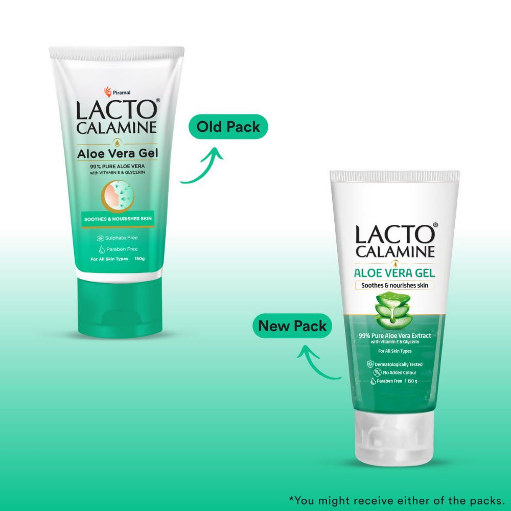 Lacto Calamine Aloe Vera Gel Face Moisturizer - Swadesiicart