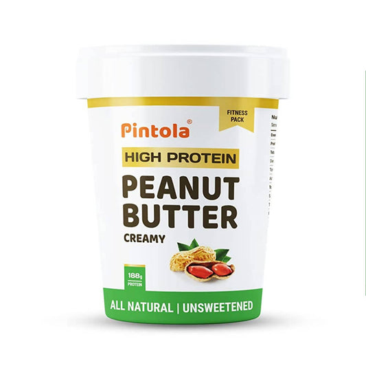 Pintola High Protein Natural Creamy Peanut Butter
