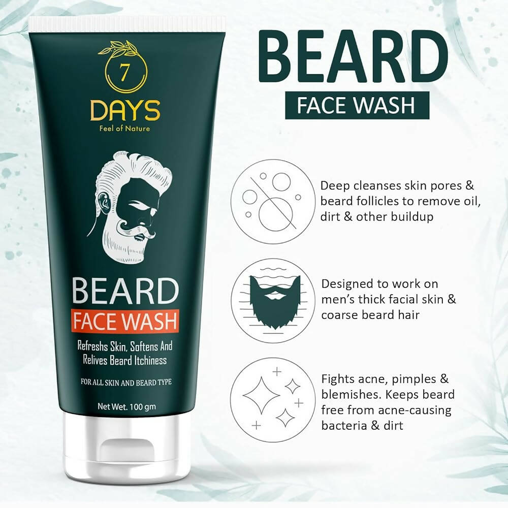 7 Days Beard Face Wash - Swadesiicart