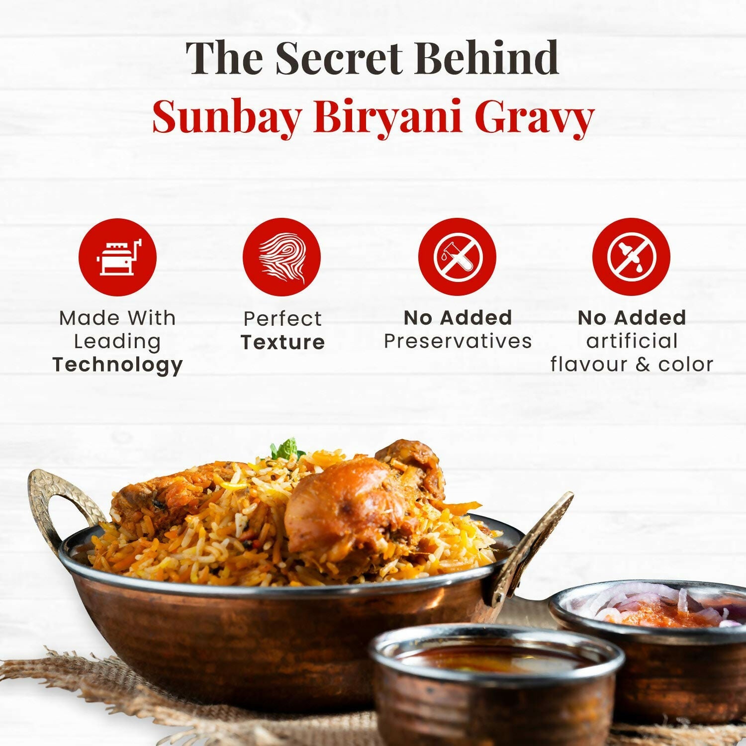 Sunbay Biryani Gravy Instant Gravy Mix - Authentic Recipe - Swadesiicart