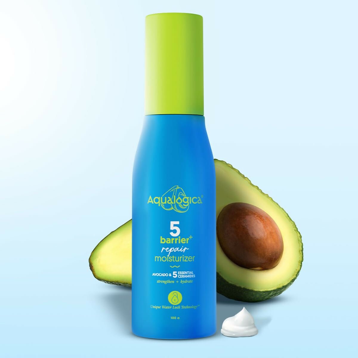 Aqualogica 5 Barrier+ Repair Moisturizer with Avocado & 5 Essential Ceramides - Limited Time Offer - Swadesiicart