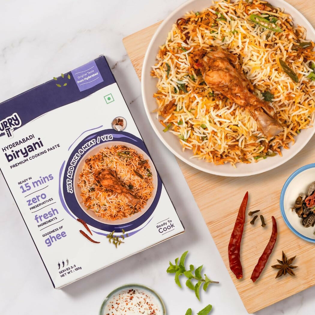 CURRYiT Instant Hyderabadi Biryani Premium Cooking Paste - Swadesiicart