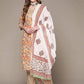 Anubhutee Green Floral Printed Sequinned Pure Cotton Kurta with Trousers & Dupatta | Swadesiicart