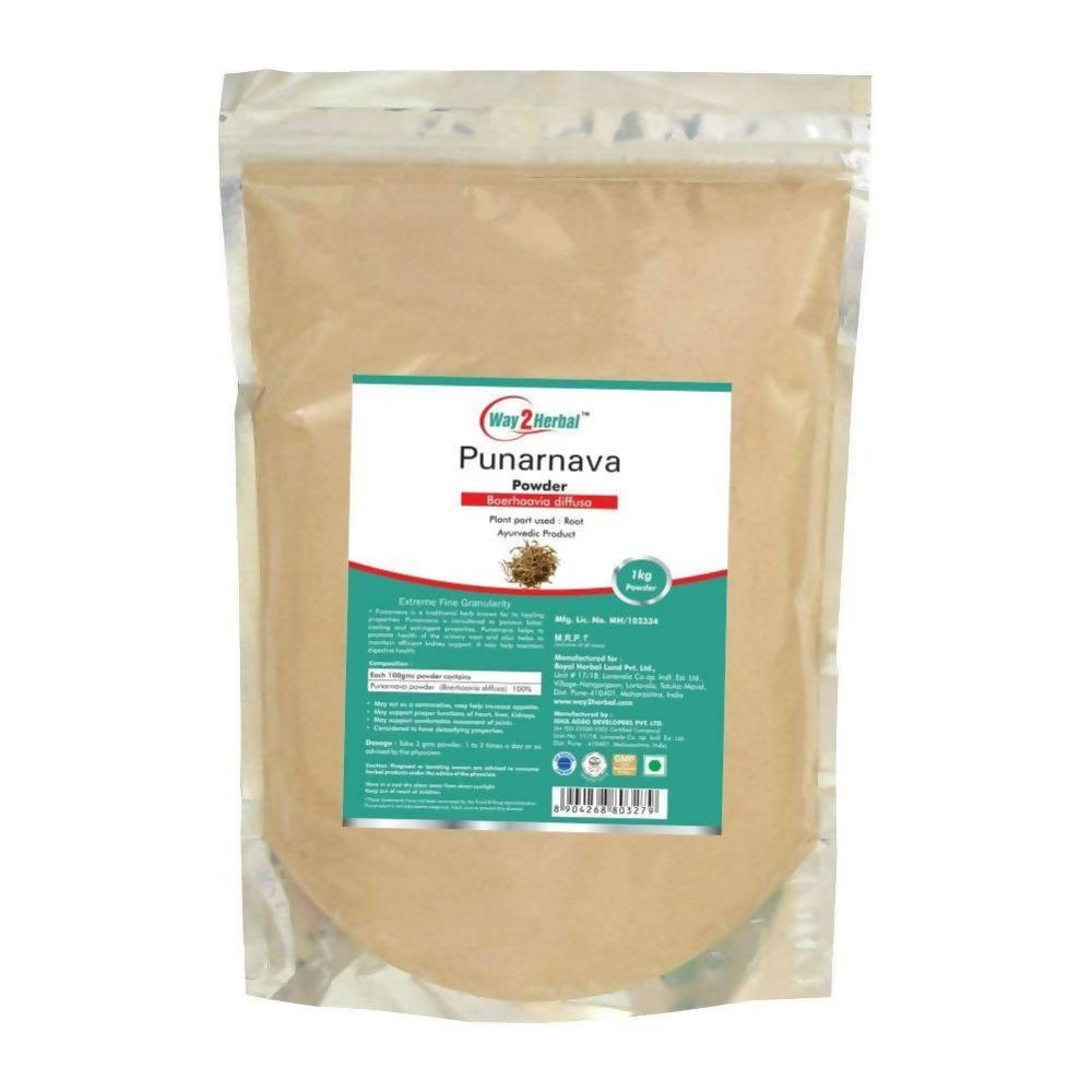 Way2herbal Organic Punarnava Powder | Swadesiicart