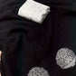 Black Pure Linen Woven Design Saree with Unstitched Blouse - Hiral Fashion | Swadesiicart
