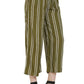 Asmaani Olive Green Color Rayon Fabric Stripped Palazzo