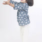 Breathables Kids Boys & Girls Cotton Night Suit – Grey Elephant Print Kurta & Pyjama Co-Ord Set