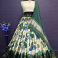 DEIANA'S Beautiful Gaji Silk Printed With Heavy Zari Lehengha Choli - Cream | Swadesiicart