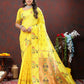 Lorenvalley Fashion Yellow Soft Paithani Silk Woven Design Copper Zari Meenakari Weaving Saree - Swadesiicart