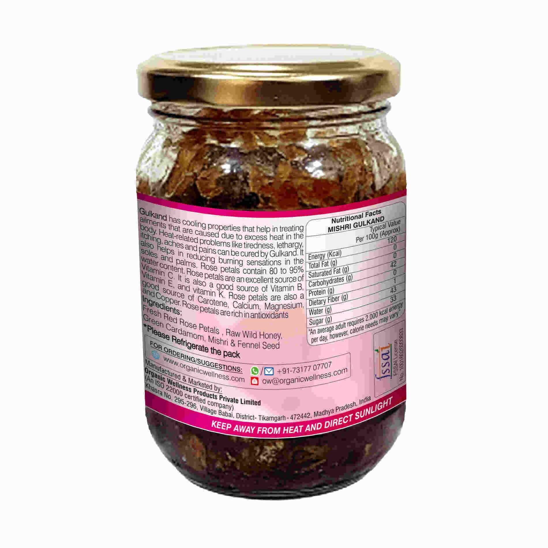 Organic Wellness Mishri Gulkand | Swadesiicart