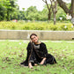 Cheera Black Sharara Kurta Dupatta set Online
