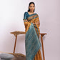 Vishnu Weaves Women's Yellow Soft Tussar Silk Zari Woven Saree with Blouse - Swadesiicart