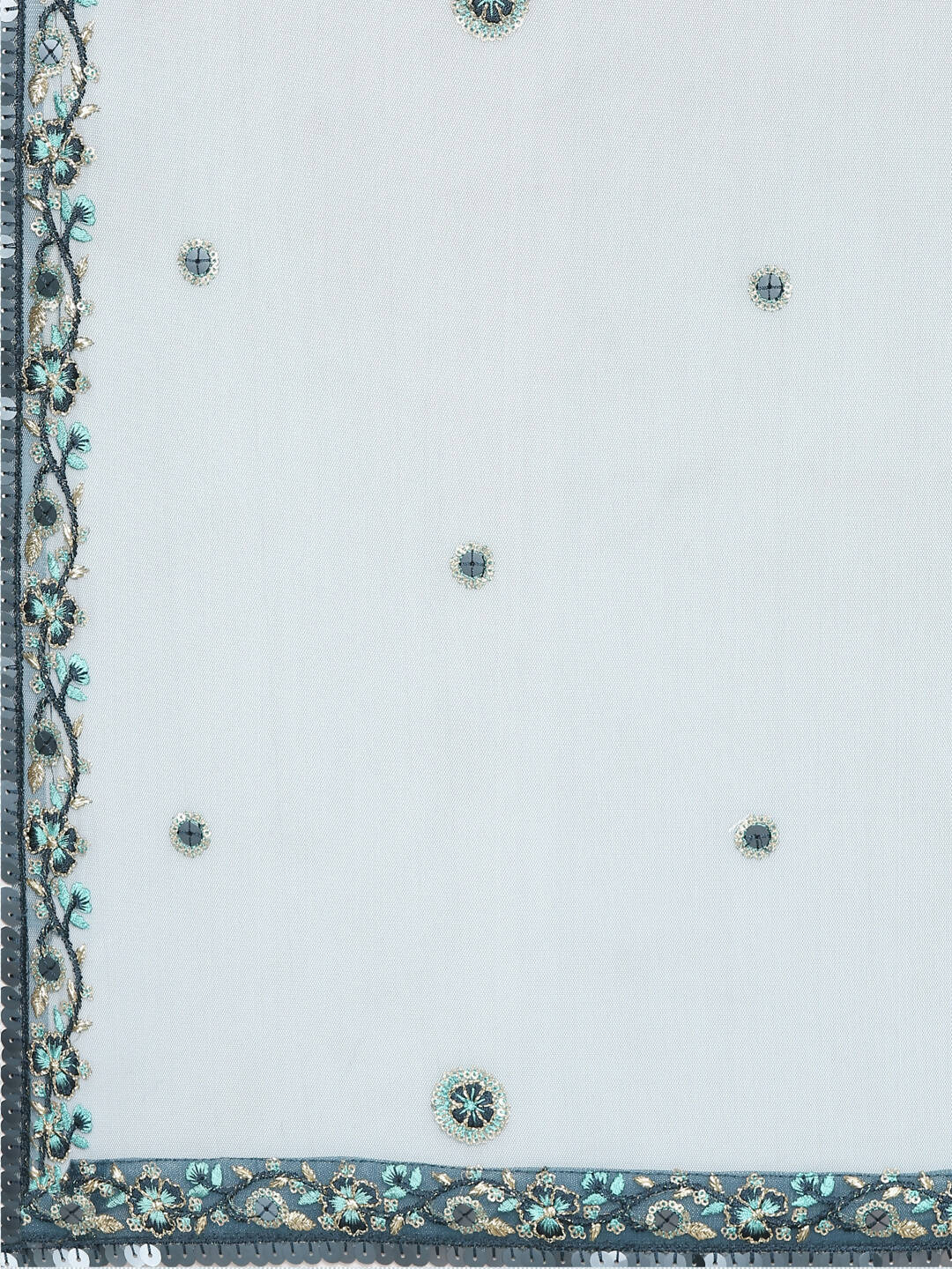 House of Panchhi Navy Blue Net Sequinse Work Lehenga & Blouse, Dupatta | Swadesiicart