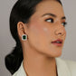 stone stud (green) - Ruby Raang - Swadesiicart