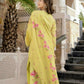 The52 Lemons Women's Beautiful Chanderi Fabric Printed Work Straight Kurta Pant and Dupatta Set - Swadesiicart