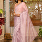 Vamsee Vijaytara Lavender Organza Saree - Swadesiicart