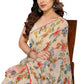 Women's Partywear Designer Off white Georgette Fancy Saree - Satrangi | Swadesiicart