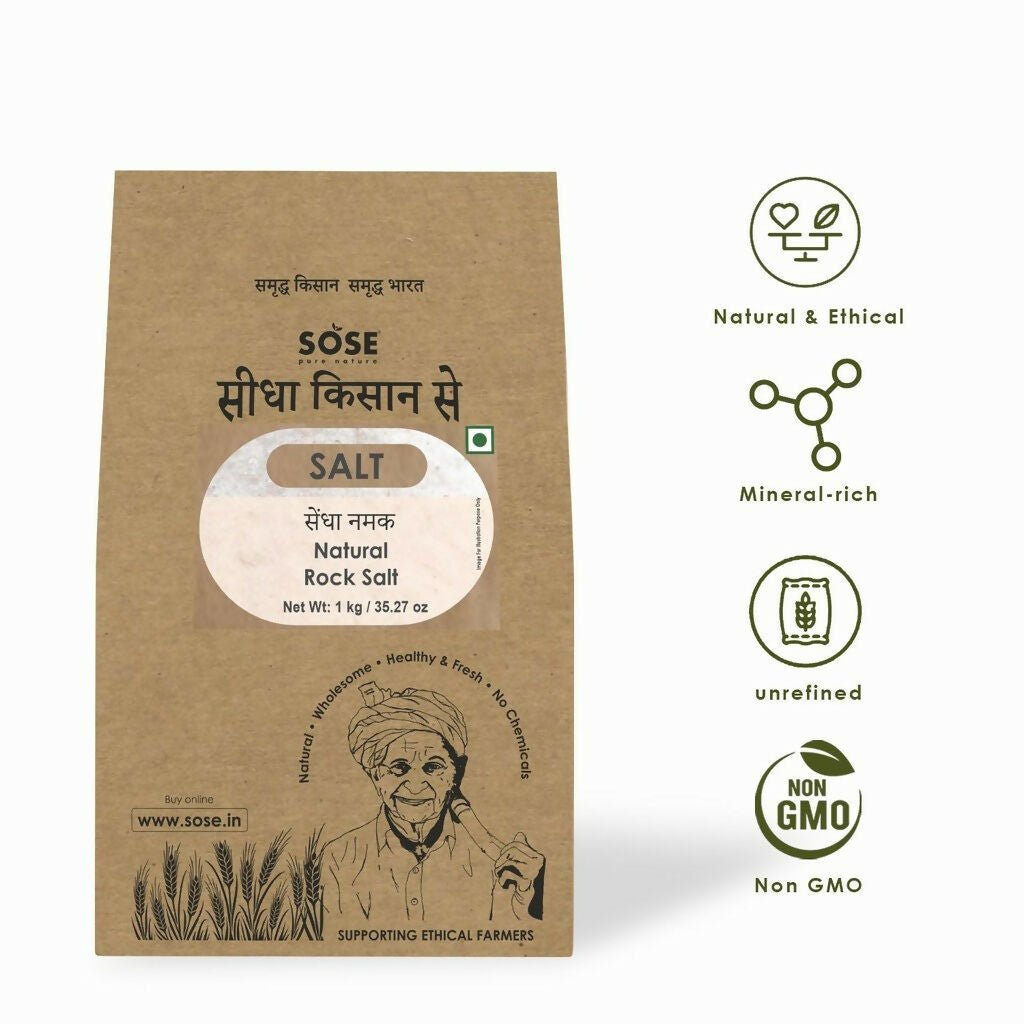 Gir Sidha Kisan Se Natural Rock Salt | Swadesiicart
