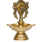 eCraftIndia Gold-Toned Shankha Handcrafted Diya with 5 wicks | Swadesiicart