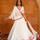 AI Fashion White Georgette Designer Navratri Wear Lehenga Choli Collection