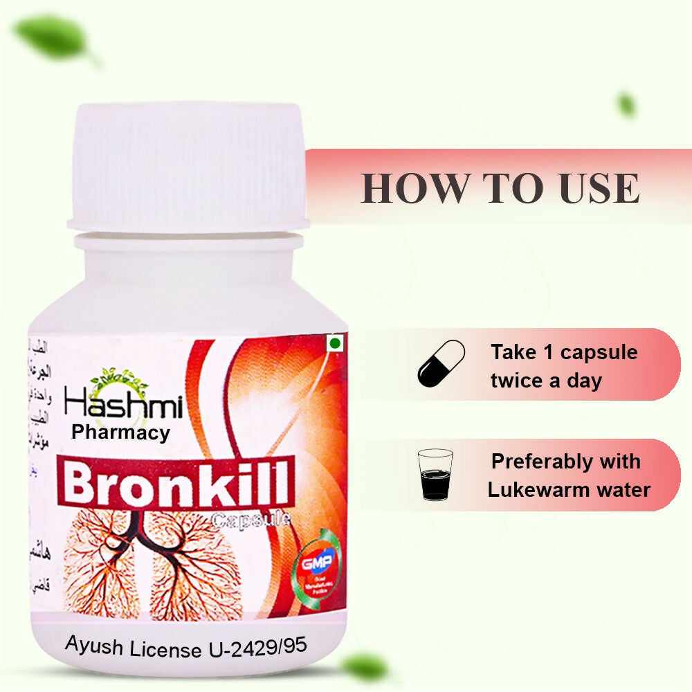Hashmi Pharmacy Bronkill Capsules | Swadesiicart