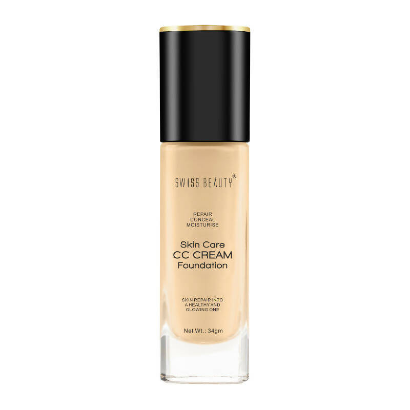 Swiss Beauty Skin Care CC Cream Liquid Foundation - 5 Pale Medium | Swadesiicart
