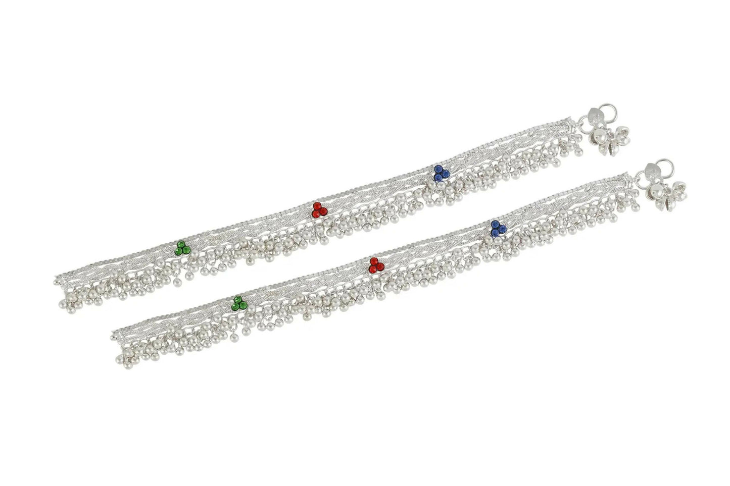 Joban Fashion Silver Copper Anklet For Girl | Swadesiicart