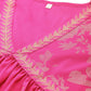 Ahalyaa Women's Traditional Wear Co-ods - Pink - Swadesiicart