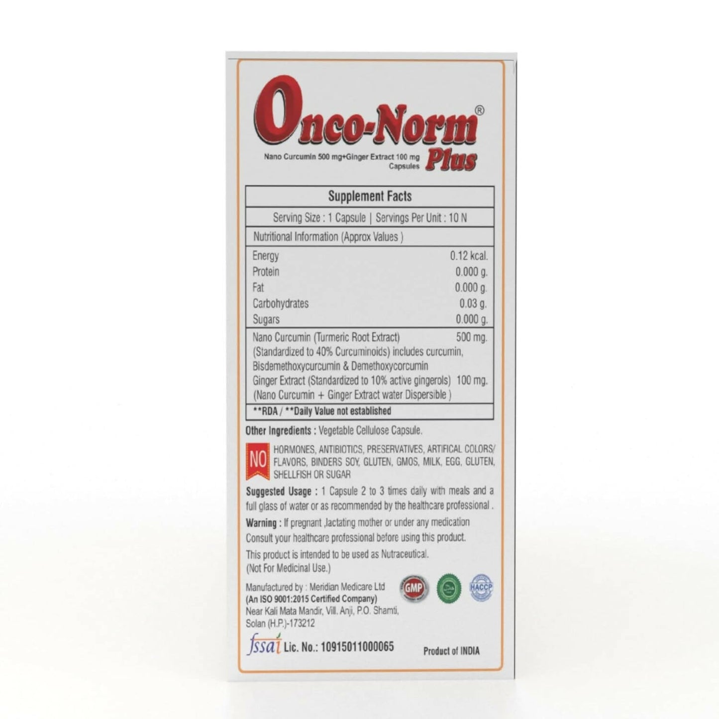 Onco-Norm Plus Cancer Care Capsules | Swadesiicart