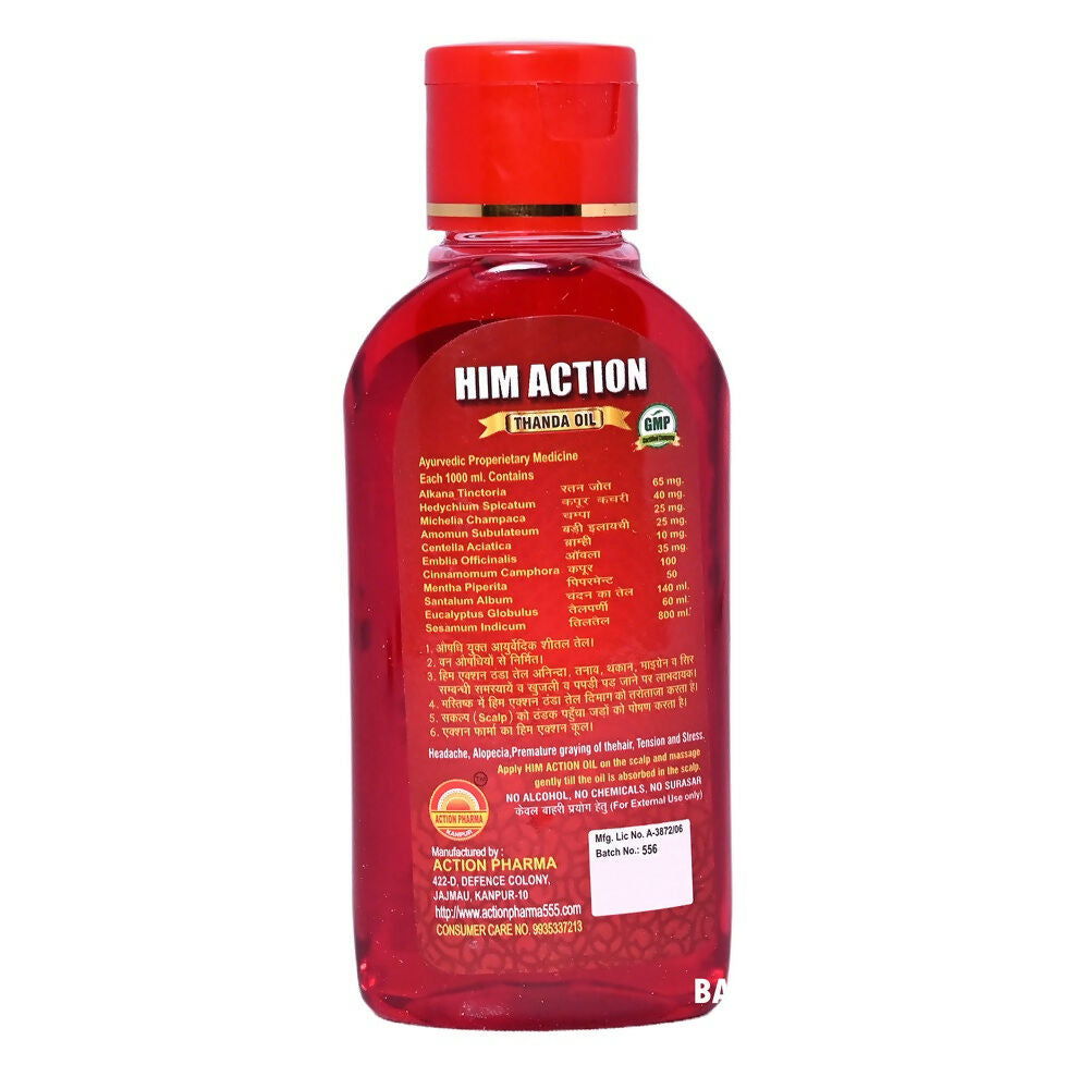 Action Pharma Him Action Thanda Oil | Swadesiicart