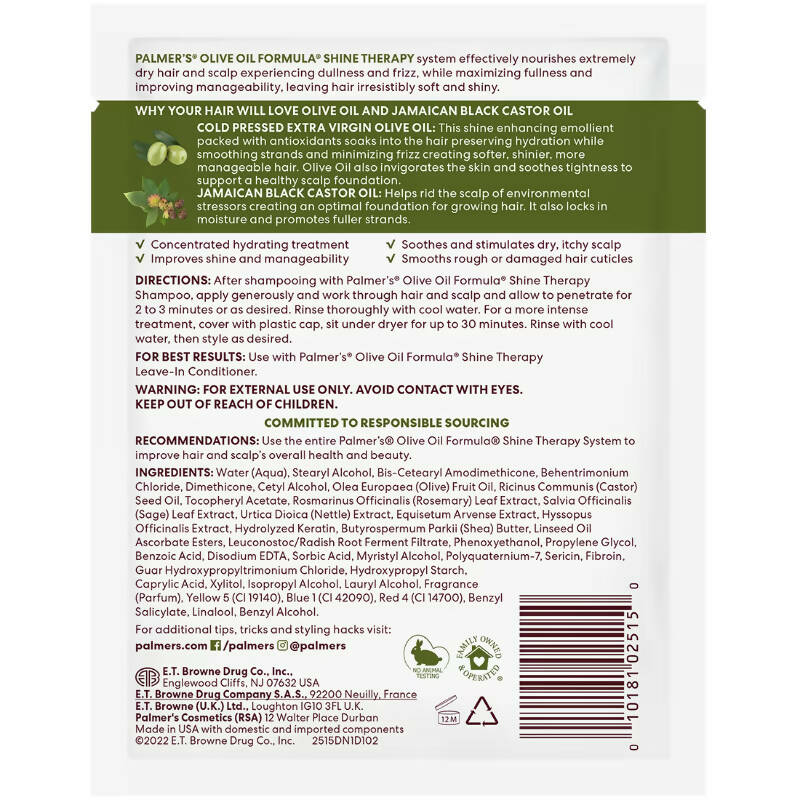 Palmer's Olive Oil Formula Deep Conditioner Pack - Swadesiicart