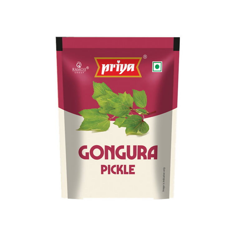 Priya Gongura Pickle with Garlic Sachet | Swadesiicart