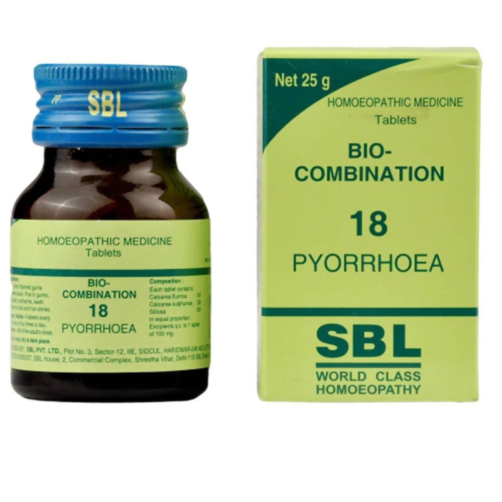 SBL Homeopathy Bio-Combination 18 Tablet | Swadesiicart