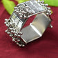 Mominos Fashion Kamal Johar Mirror Oxidised Silver Bangles Set