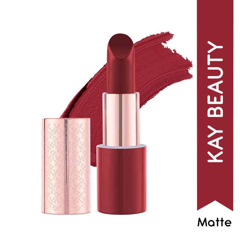 Kay Beauty By Katrina Kaif Matte Drama Long Stay Lipstick - On Screen | Swadesiicart