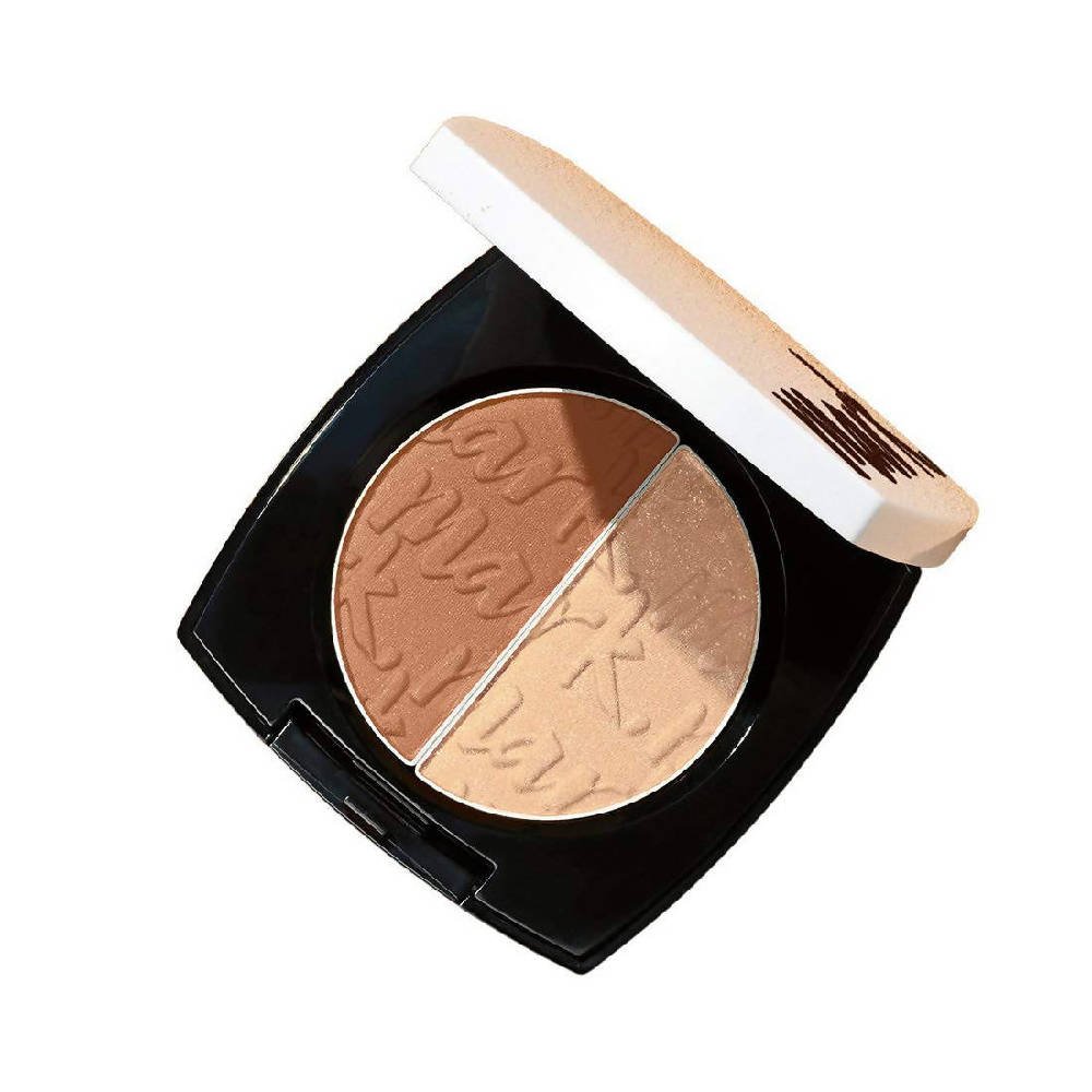 Avon Mark Dual Glow Cheek Color & Highlighter Beach Babe - Swadesiicart
