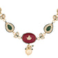Nuyug 22K Gold Plated Radiant Sage Stone Kundan Necklace | Swadesiicart