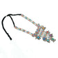 Mominos Fashion Johar Kamal Oxidised Silver-Plated Brass Finish Multi Kundan Afghani Long Necklace For Women | Swadesiicart